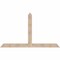 Ekena Millwork Portland Smooth Timber Gable Bracket, Douglas Fir, 84"W x 49"H x 1 1/2"D x 5 1/2"F, 14/12 Pitch GBW084X49X0206POR00SDF - alternate 1